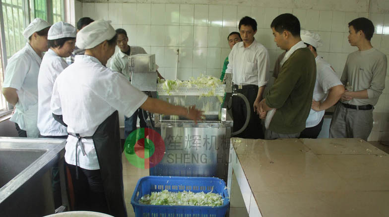 为阳春华创后勤服务总部提供学校饭堂洗菜切菜设备