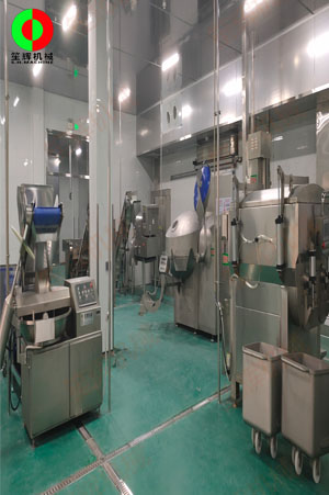 广东茂名程总肉类加工中心相关肉类处理设备交付！